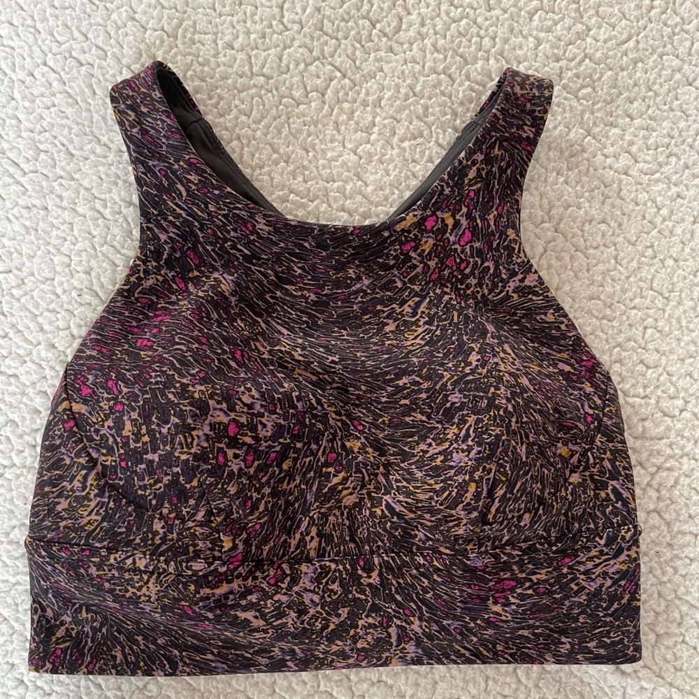 Lululemon sports bra purple size 8
